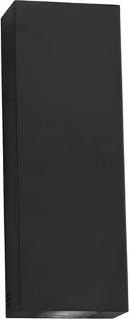 Arandela Led Termoplastico 5W Ip65 4 3000K Wall Mini - PRETO