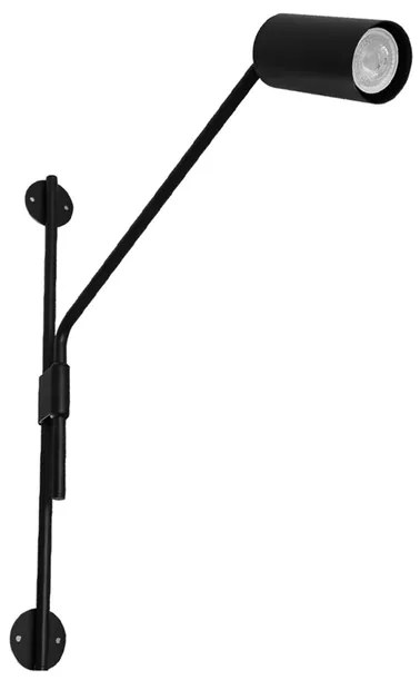 Arandela Articulada Aco Preto