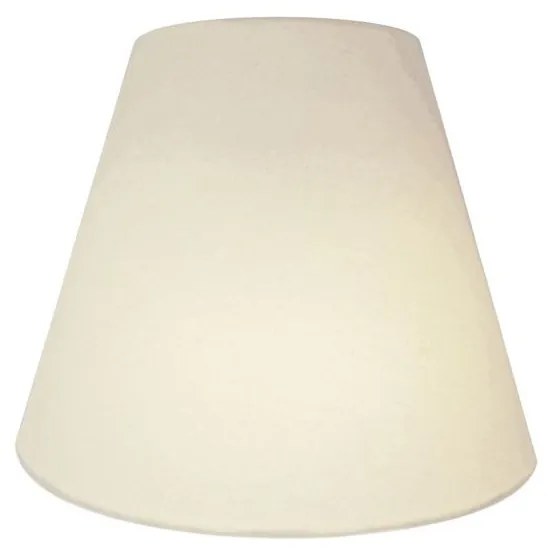 Arandela Retro Cone Md-2001 Cúpula em Tecido 25/26x13cm Branco - Bivolt