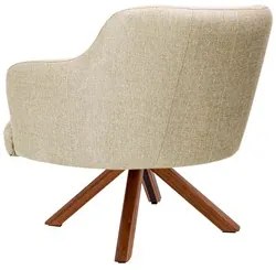 Kit 2 Poltronas Decorativas Giratórias Base Giromad Madeira Jade C-129