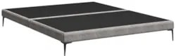 Cama King Base Box 193cm Pés de Ferro Susano Linho Neutro Z04 - Mpozen