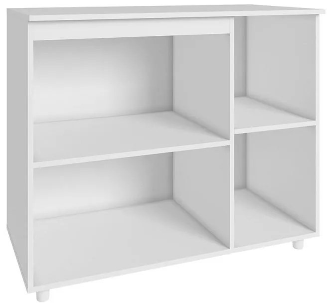 Balcão Multifuncional Forno e Microondas 2 portas Branco