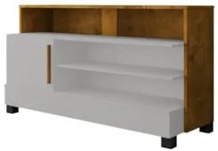 Rack Bancada Para TV 48 Pol 108cm Angra Off/Naturalle B02 - Mpozenat