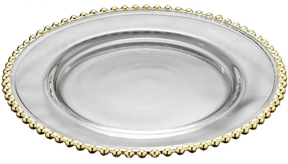 Sousplat Cristal Pearl Gold 32x3cm 2986 Wolff