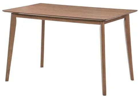 Mesa de Jantar Escandinava Tampo MDF Cor Nogueira 120cm - 38172 Sun House