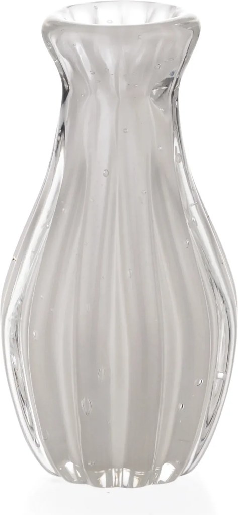 Vaso Murano Sorrento P - Quartzo Pérola  Quartzo Pérola