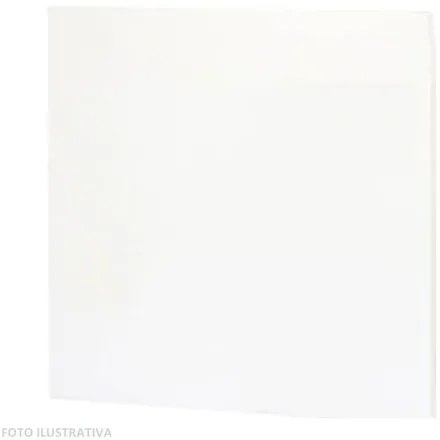 Tampo de Madeira Branco 60 CM Quadrado - 25098 Sun House
