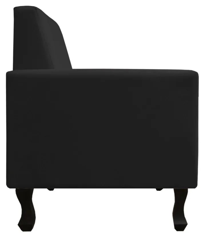 Poltrona Amamentação Sofia Suede Preto