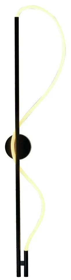 Arandela Toá 120X30Cm Led 15W 3000K Bivolt Preto - Usina Imports Ui200... (Preto)