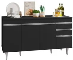 Armário de Cozinha Modulado de Canto Esquerdo 4 Peças CP50 Balcão com