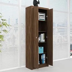 Armário de 171,5 cm para Home Office 02 Portas ME4105 Nogal - Tecno Mo
