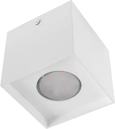 Plafon Sobrepor Alumínio Recuado 7,5cm - BRANCO