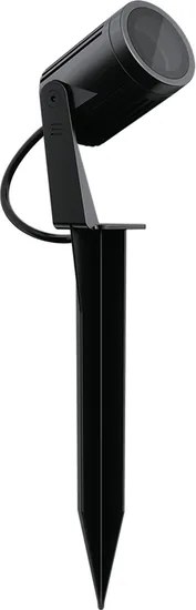 Espeto Led Aluminio Preto 11,5W 700Lm Ip67 3000K S.Ground