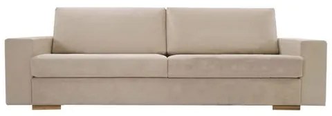 Sofa Style Bege com Pes Amendoa 4 Lugares - 49593 Sun House