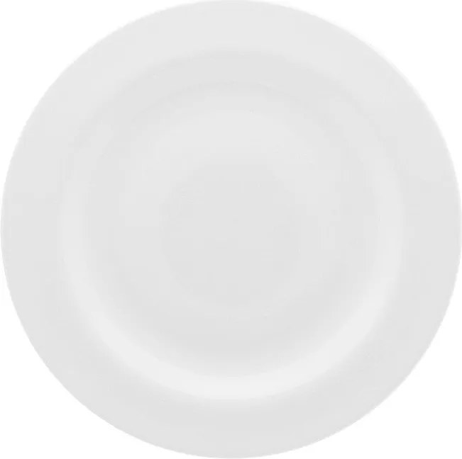 Jogo de 6 Pratos Sobremesa Strauss Blanc 23 Cm - Porcelana  Porcelana