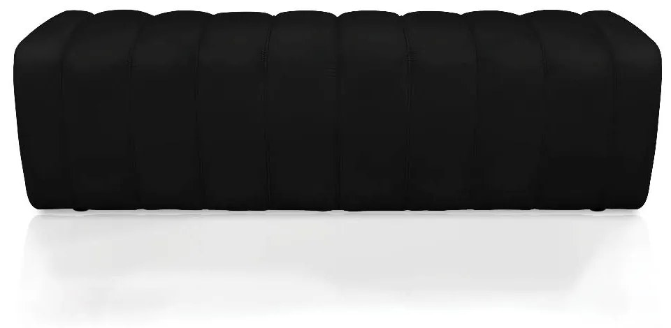 Calçadeira Olivia Queen 160 cm Veludo - D'Rossi - Preto