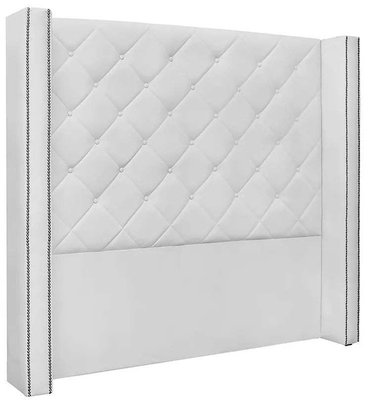 Cabeceira Vicenza Para Cama Box Casal 140 cm Corino - D'Rossi - Branco