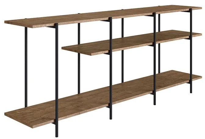 Rack Estante Multifuncional 3 Prateleiras - Vermont Preto
