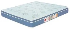 Colchão Casal Sleep Max Espuma D45 138x188x25cm Branco/Azul - Castor