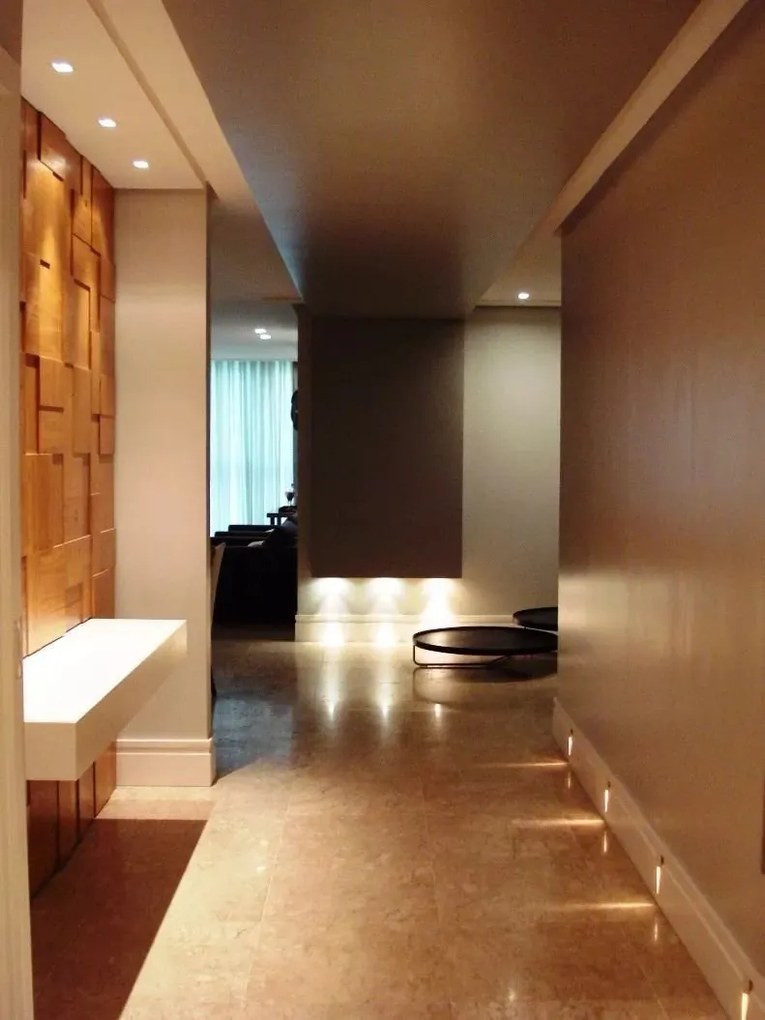 Balizador Lumin&aacute;ria Parede Embutir Caixa 4x2 Escada Bivolt L&acirc;mpada LED G9