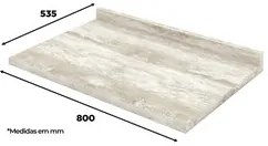 Tampo Para Balcão 80cm Americana Calcare - Henn