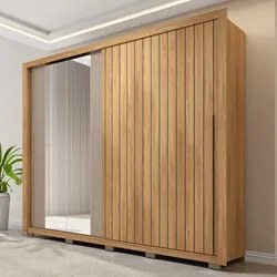 Guarda Roupa Casal 2 Portas de Correr com Espelho Moviment Buriti/Fend