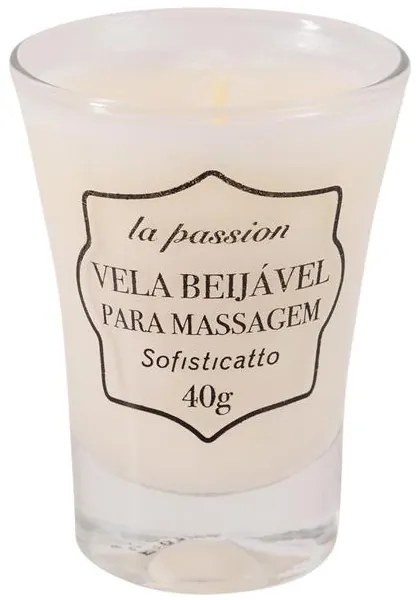 Vela Beijável para Massagem Vanilla