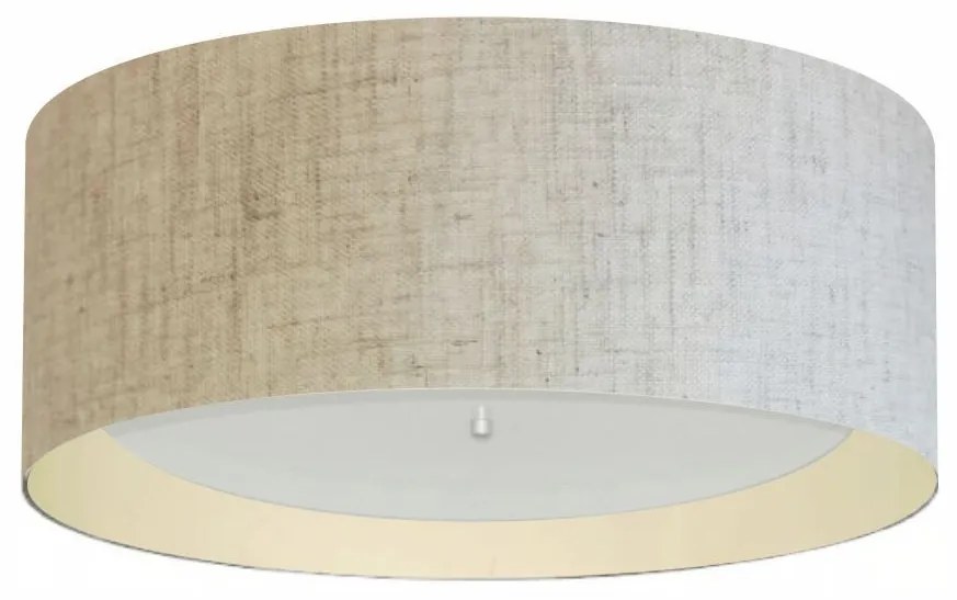 Plafon Para Corredor Cilíndrico SC-3008 Cúpula Cor Rústico Bege Bege