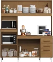 Armário de Cozinha Compacta com Tampo Melian Atacama/Off A15 - Mpozena