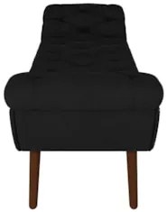 Puff Recamier Calçadeira 160cm Pés Palito Madeira Vêneto Z37 Veludo Pr