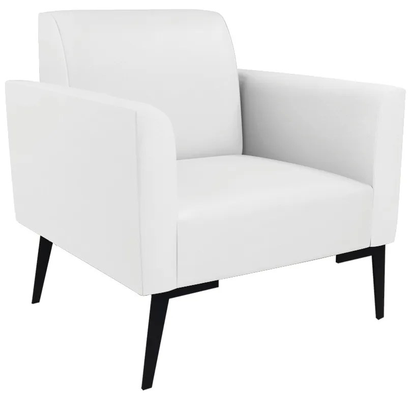 Sofá Namoradeira com 2 Poltronas Pés Villach Marisa Corino D03 - D'Rossi - Branco