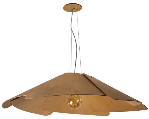 Pendente Madeira Betula Fuchsia