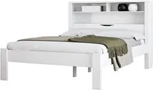 Cama Casal Invicta com Baú Branco - Santos Andirá