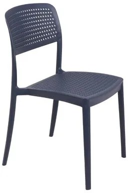 Cadeira Tramontina Serena Azul Yale Empilhável em Polipropileno com Proteção Antimicrobiana