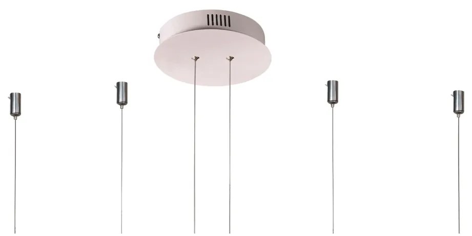 Pendente Quebec Ø40X2Cm / Ø50X2Cm Led 45W 3000K Bivolt / 02 Aro Branco... (Branco)