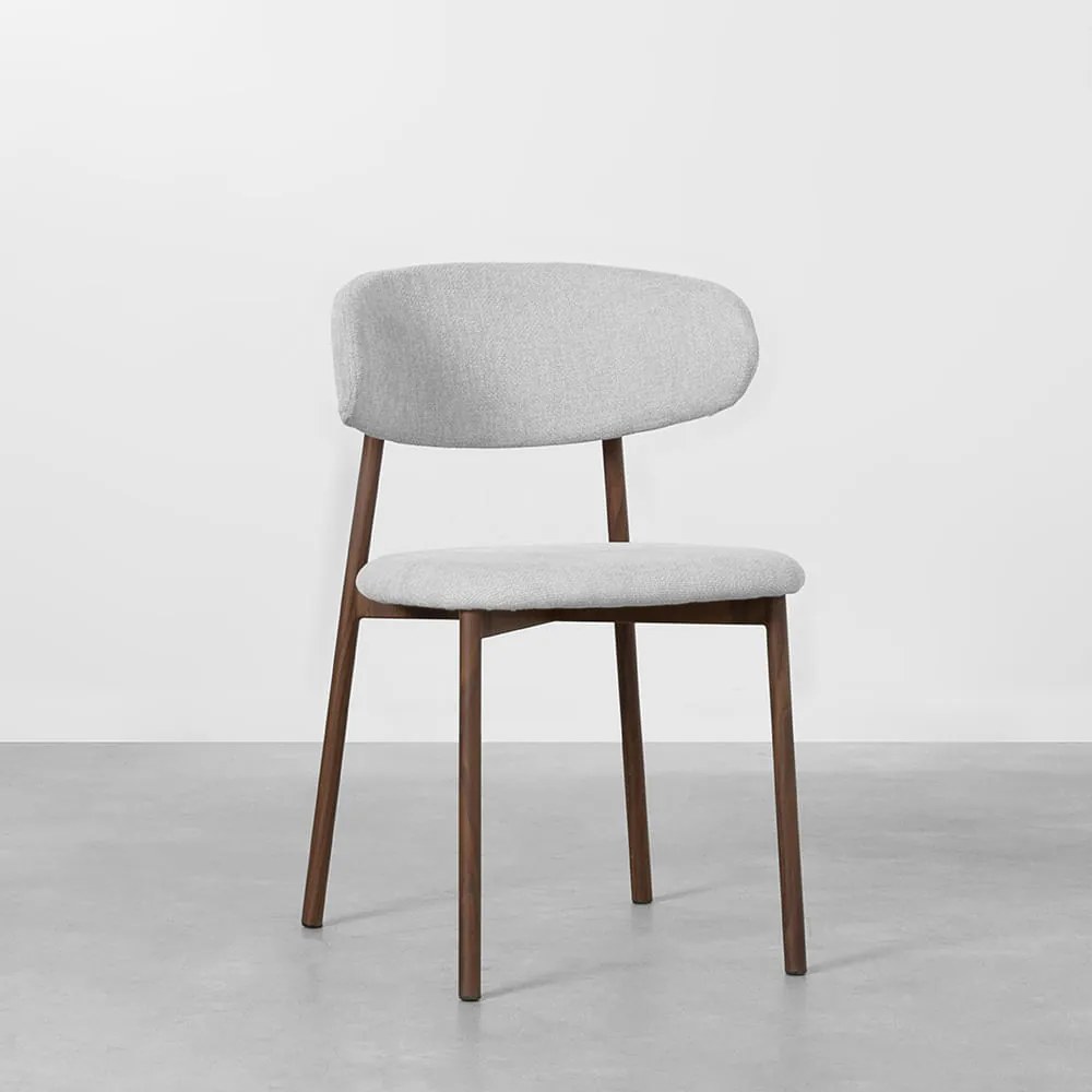 Cadeira Alba - Castanho e Cinza