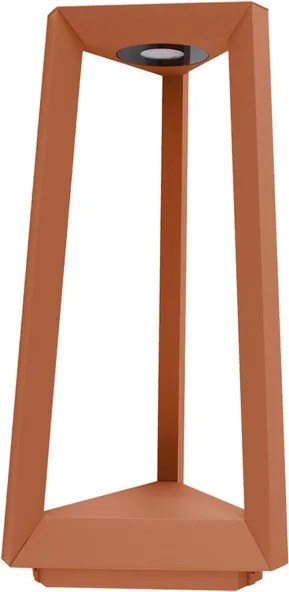 Balizador Led Aluminio 12W 3000K Ip65 37X16cm Lume - TERRACOTA