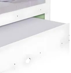 Cama Solteiro Infantil Com Auxiliar 188x88cm Ursinhos K06 - Mpozenato