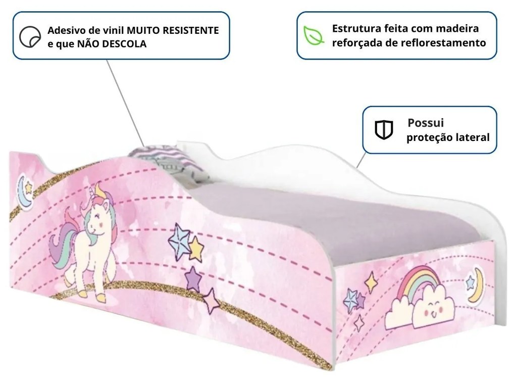 Cama Mobili Infantil 158cm x 73cm KMCB