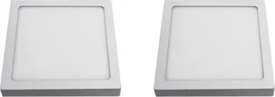 Kit 2 Plafons Led Sobrepor Quadrado 18W Yamamura