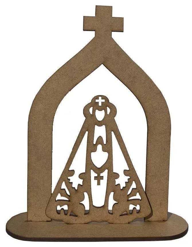 Capelinha Oratorio Santa Nossa Senhora Aparecida Mdf - D'Rossi