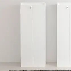 Armário Alto Para Escritório 2 Portas ME4151 Branco - Tecno Mobili