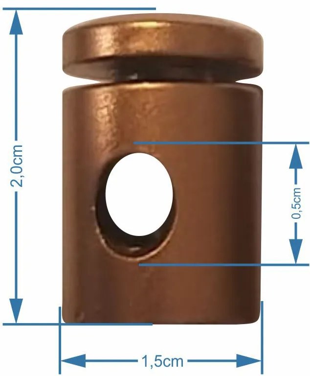 Kit-2 Desviador de Cabo Para Lustres e Pendentes e Luminária MD-6005/2 Cobre