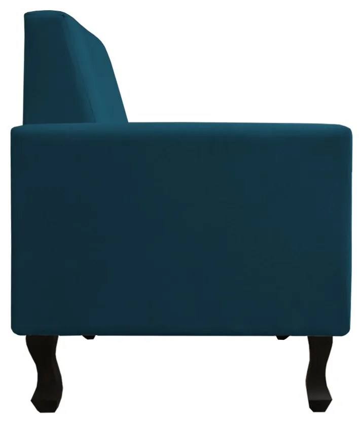 Poltrona Amamentação Sofia Suede Azul Marinho