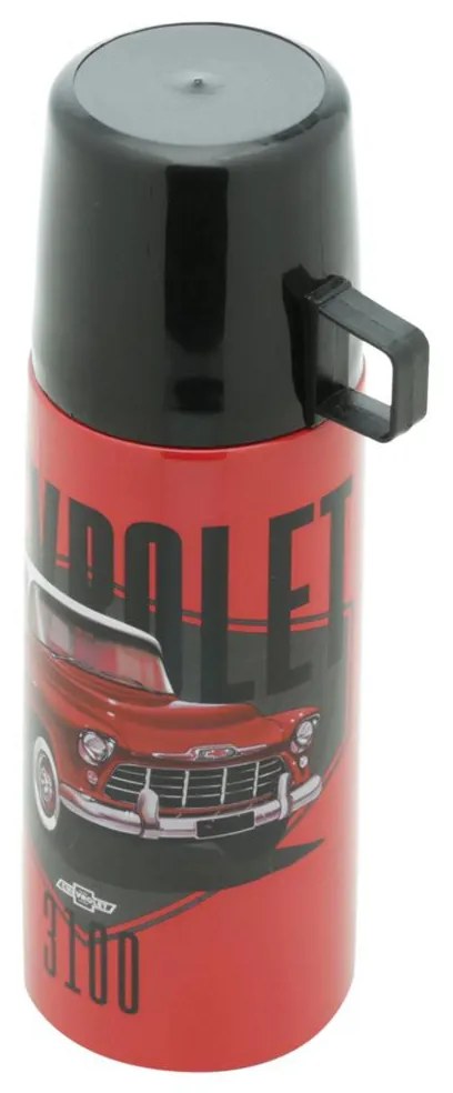 Garrafa Térmica 350 ml com Caneca Chevrolet 3100 Brasil GM