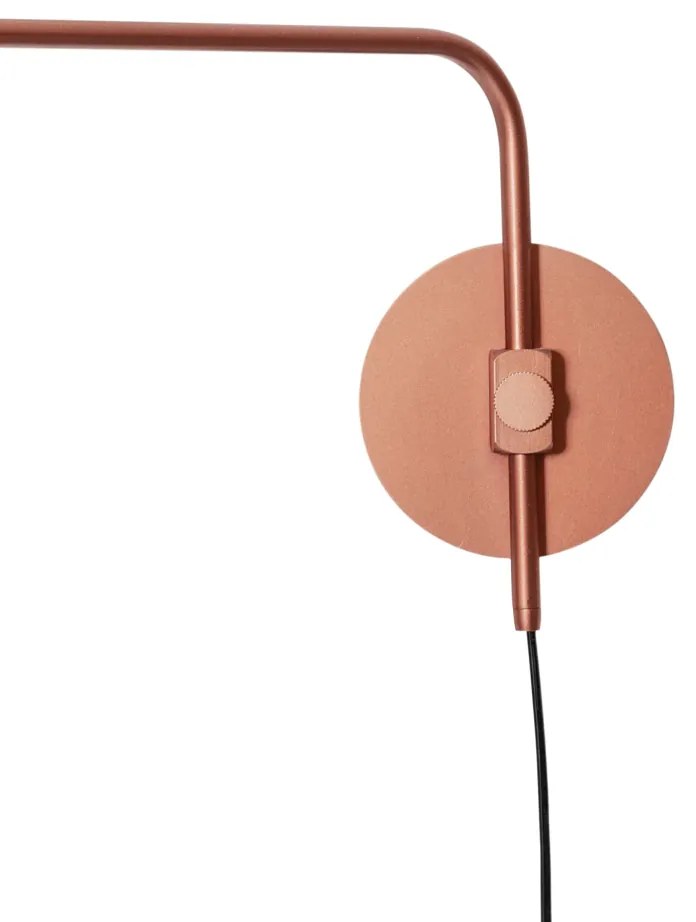 Arandela Malu 14X54,9X36Cm 1Xg9 Braço Haste Alumínio E Globo Ø12Cm - U... (CP-M - Champagne Metálico, FOSCO)
