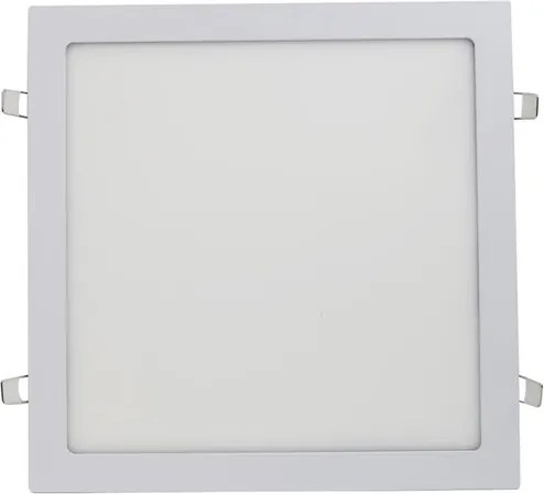 Plafon Led De Embutir Quadrado Branco 24W Panel - LED BRANCO FRIO (6000K)
