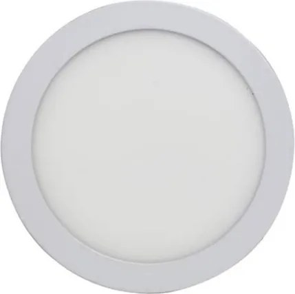 Plafon Led De Sobrepor Redondo Branco 12w 6000k Panel