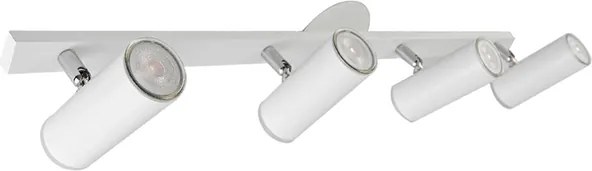 Spot De Sobrepor Aluminio Acrilico Dicroica Gu10 - BRANCO