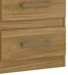 Mesa de Cabeceira Para Quarto 2 Gavetas Ares Z17 Freijó - Mpozenato